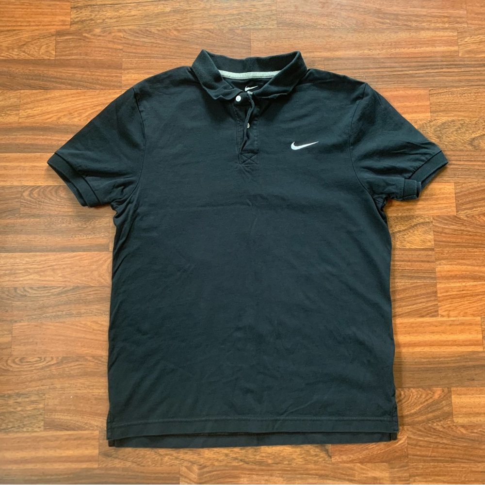 Black Nike Polo Men’s Large Short Sleeve